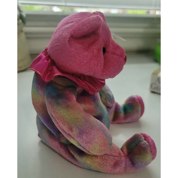 Ty Beanie Babies Millennium Bear Birthday January 1 2001. Made in USA - Picture 8 of 8